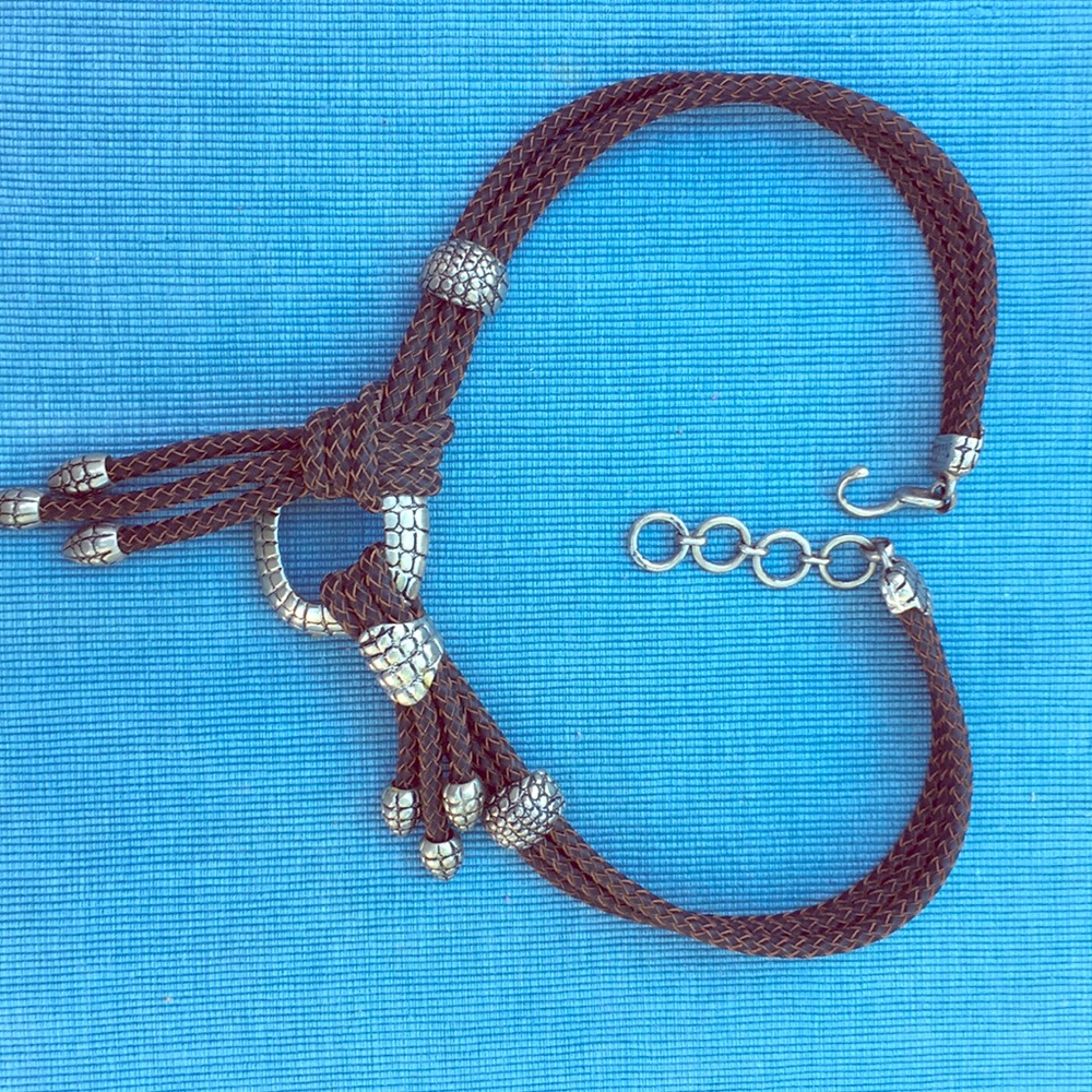 Women’s Brown Leather accent Belt